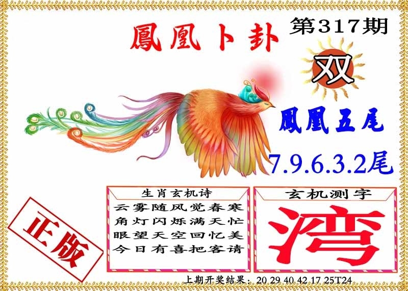 2025317期：凤凰卜封图，描绘2025天天免费大全玄机:十年寒窗将过去;解析2025天天彩免费大全5肖10码：【兔龙蛇马鸡,2-6-10-12-20-21-27-31-35-47】