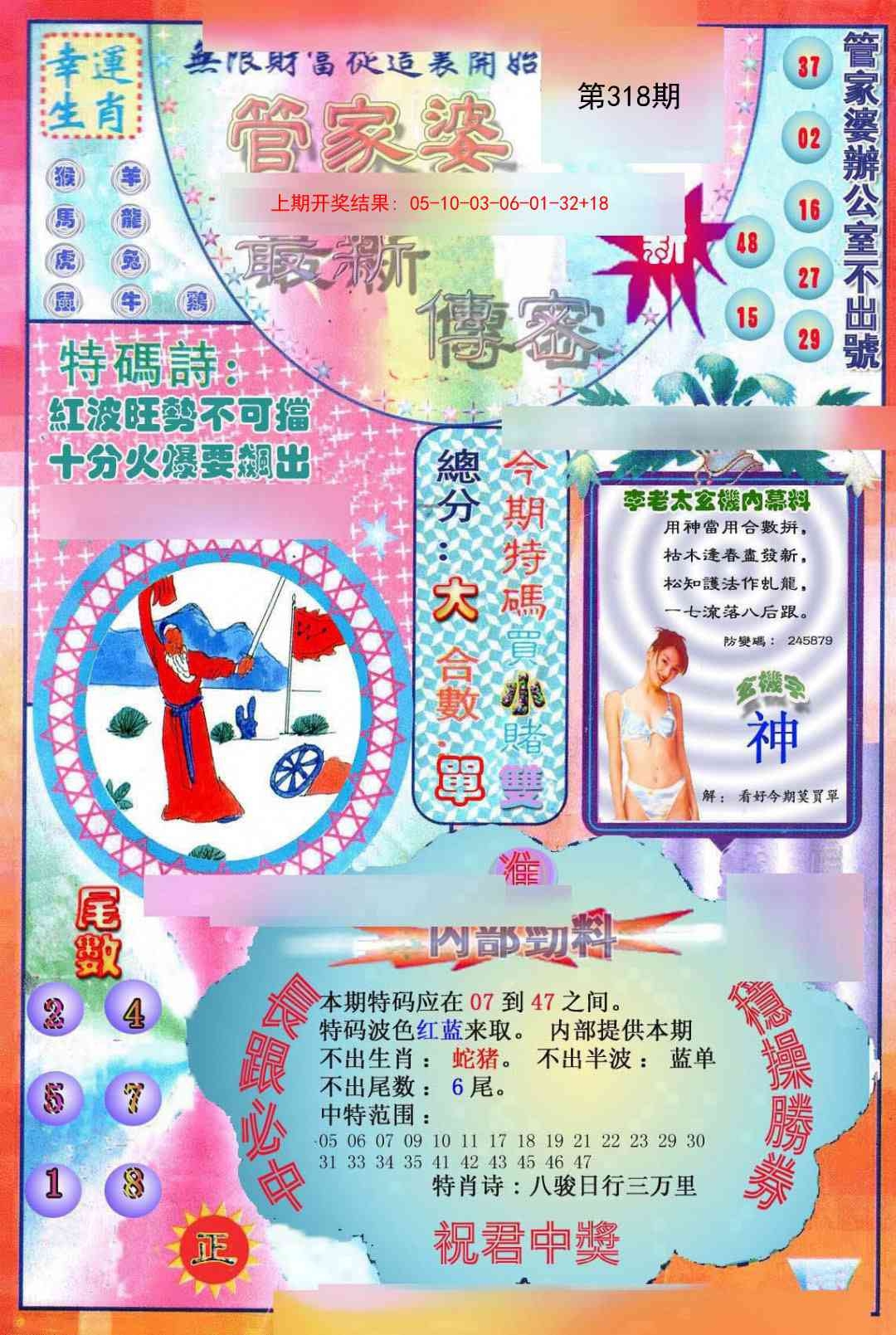 2025318期：管家婆密传，描绘管家婆玄机:红蓝特码送大家;解析新奥门管家婆3肖6码：【鼠兔猴,1-12-20-26-31-37】