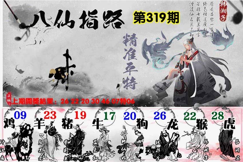 2025319期：八仙指路图，描绘2025澳门今晚金牌谜语玄机:照理今期搏大双;解析2025天天彩资料免费图片5肖10码：【牛蛇马羊猴,2-13-14-23-25-36-38-39-41-47】