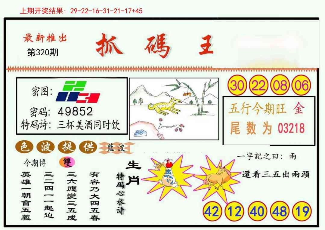 2025320期：澳门抓码王，描绘2025新澳挂牌灯笼玄机:欲钱买最珍贵的动物(猴狗);解析2025年新澳门资枓大全4肖8码：【牛龙蛇鸡,6-17-21-27-38-45-47-49】