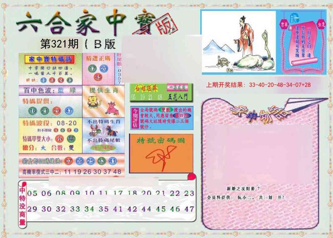 2025321期：六合家宝B，描绘2025最全免费正版大全玄机:四七来同堂;解析2025最全免费资料大全6肖12码：【鼠牛龙马狗猪,1-3-5-13-27-36-38-44-45-46-48-49】