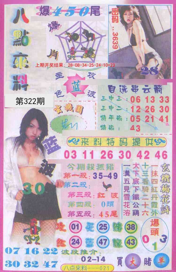 2025322期：传真八点料，描绘2025最新免费资料玄机:绿树红果丰收期;解析2025正版免费资料3肖6码：【牛兔龙,30-34-36-37-40-45】