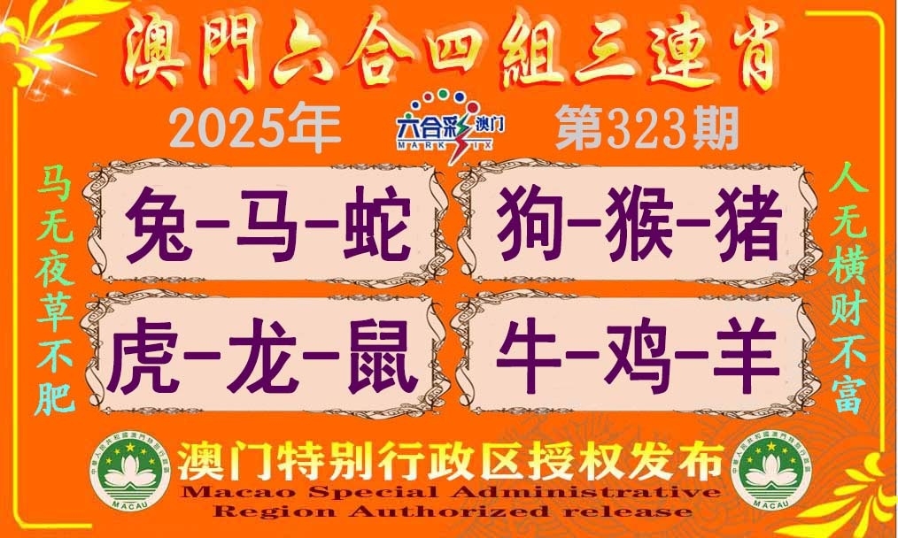 2025323期：四组三连肖，描绘2025最新免费资料玄机:绿波单数万大财;解析2025最全免费资料大全下载5肖10码：【牛虎龙马猴,1-6-9-22-24-26-39-41-44-48】
