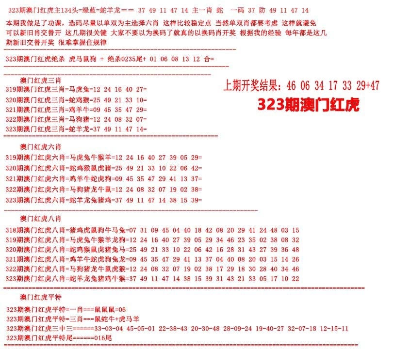 2025323期：澳门红虎图，描绘2025年新澳门生肖牌玄机:绿波单数万大财;解析2025年新澳门资枓大全5肖10码：【牛虎龙马猴,1-6-9-22-24-26-39-41-44-48】