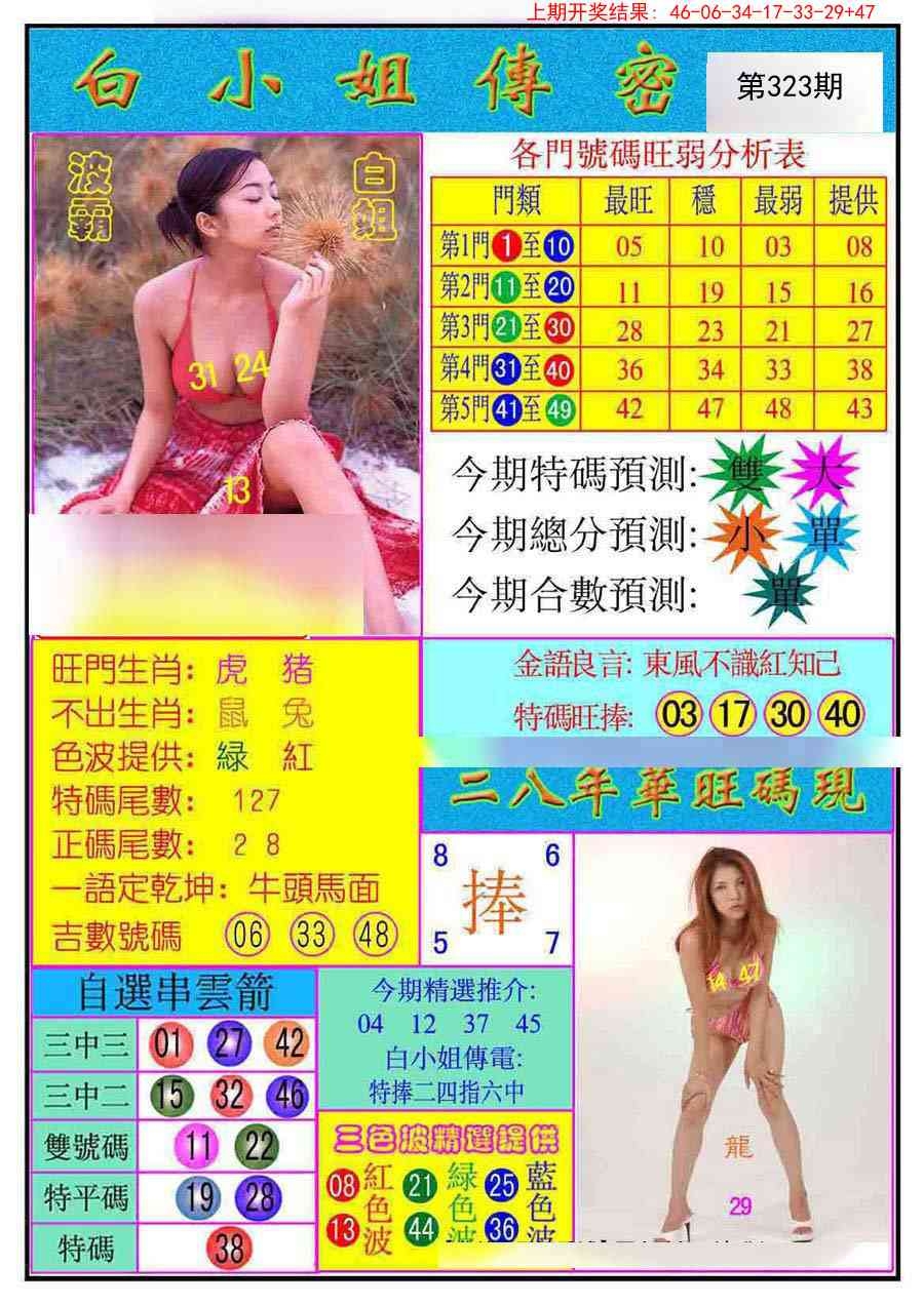 2025323期：白小姐密报，描绘2025资料免费大全玄机:绿波单数万大财;解析2025最新资料免费大全5肖10码：【牛虎龙马猴,1-6-9-22-24-26-39-41-44-48】