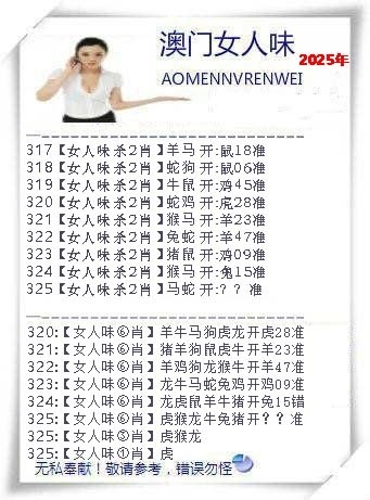 2025325期：澳门女人味，描绘2025澳门生肖卡玄机:欲钱买大年初一 (龙羊);解析2025年新澳门资枓大全5肖10码：【鼠牛虎龙猪,9-22-27-30-31-36-38-42-43-44】