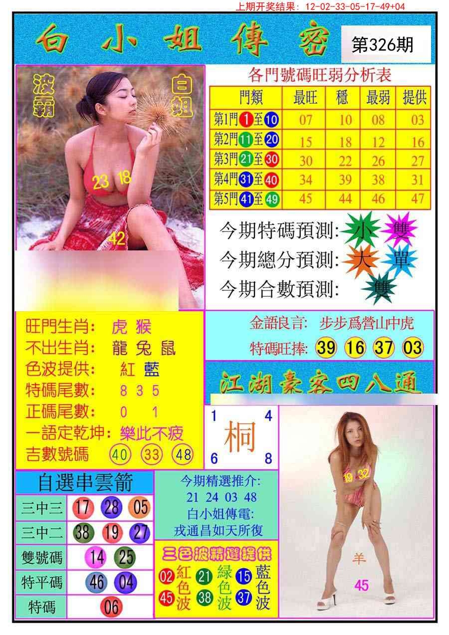 2025326期：白小姐密报，描绘2025资料免费大全玄机:四上八下有蛇狗;解析2025最新资料免费大全3肖6码：【蛇羊狗,3-11-18-30-37-38】