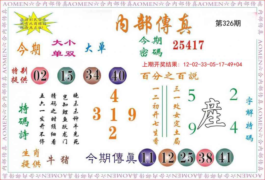 2025326期：内部传真报，描绘2025新资料期期玄机:四上八下有蛇狗;解析www澳门马会传真3肖6码：【蛇羊狗,3-11-18-30-37-38】