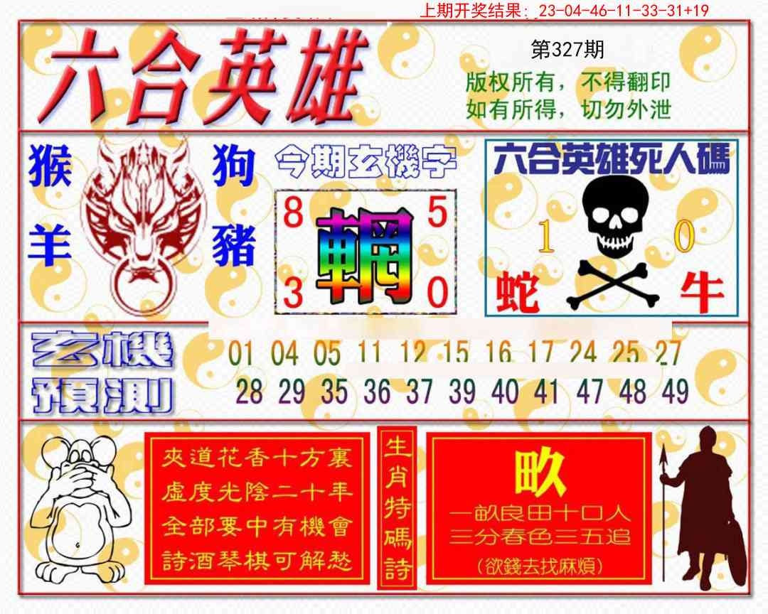 2025327期：六合英雄报，描绘2025综合资料大全玄机:三门有数必中特;解析2025最新免费资料5肖10码：【鼠牛兔猴鸡,1-5-17-25-28-31-35-37-40-43】