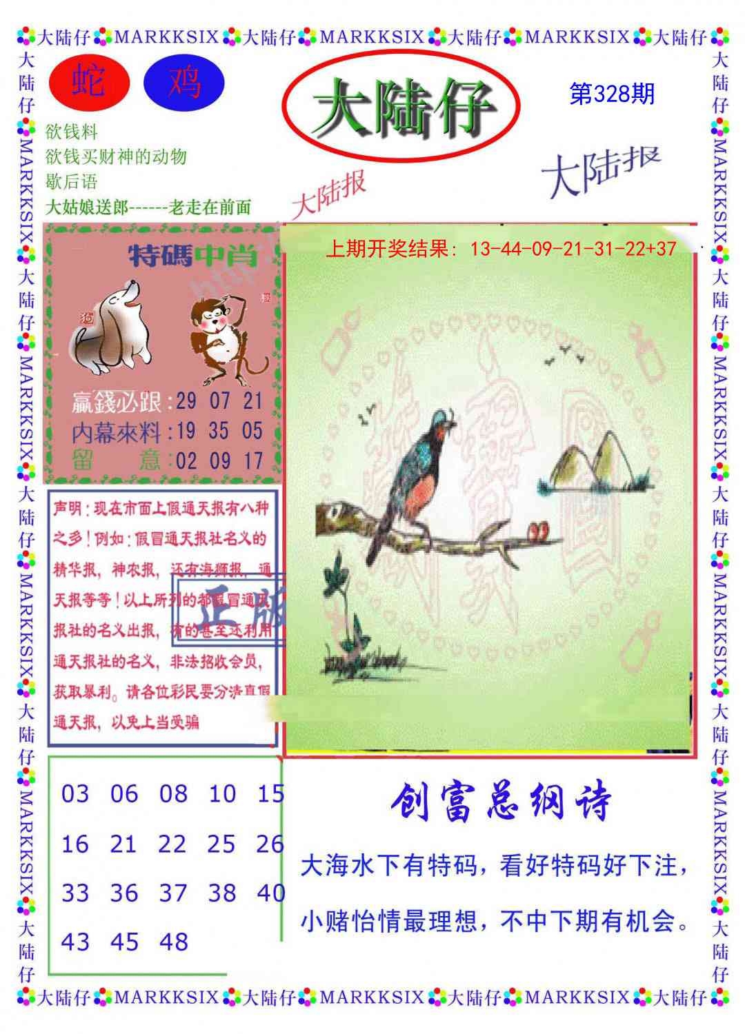 2025328期：澳门大陆仔，描绘2025今天晚上澳门开什么玄机:六数合为开;解析2025新澳门彩开将结果6肖12码：【鼠兔龙羊猴猪,1-8-12-23-24-27-28-30-37-45-47-49】