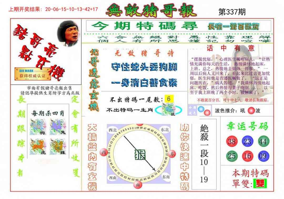 2025337期：无敌猪哥报，描绘2025最新资料免费玄机:回首三四要留意;解析2025最新正版资料免费6肖12码：【牛兔龙马羊猪,1-2-5-7-10-14-20-27-29-32-35-43】