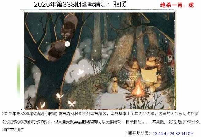 2025338期：澳幽默猜测，描绘2025年港澳免费看资料玄机:红绿两波可看好;解析2025新澳门彩开将结果4肖8码：【虎马羊猴,3-10-24-25-26-29-32-42】