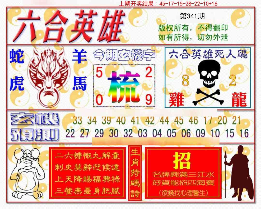 2025341期：六合英雄报，描绘2025综合资料大全玄机:一心看六合;解析2025最全免费资料大全6肖12码：【鼠兔龙蛇猴猪,4-5-6-9-13-20-21-24-25-26-40-48】