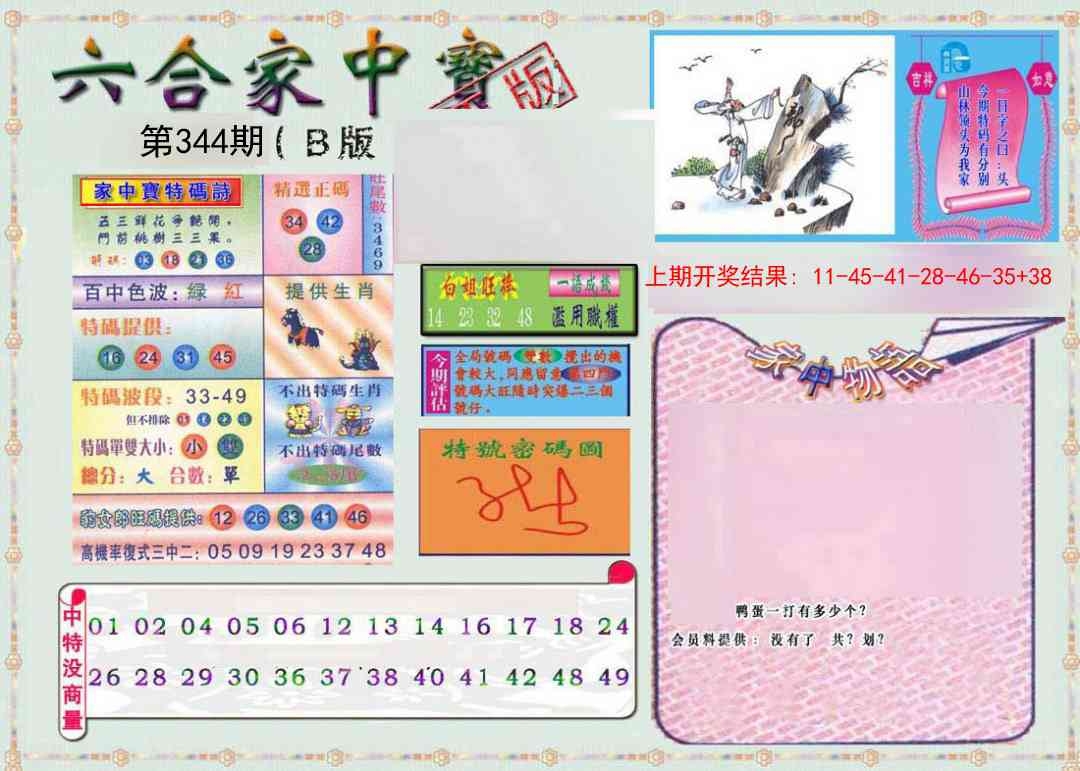 2025344期：六合家宝B，描绘2025综合资料大全玄机:一中多有灵码来;解析2025最全免费资料大全4肖8码：【牛虎兔猪,2-4-10-11-21-22-44-45】